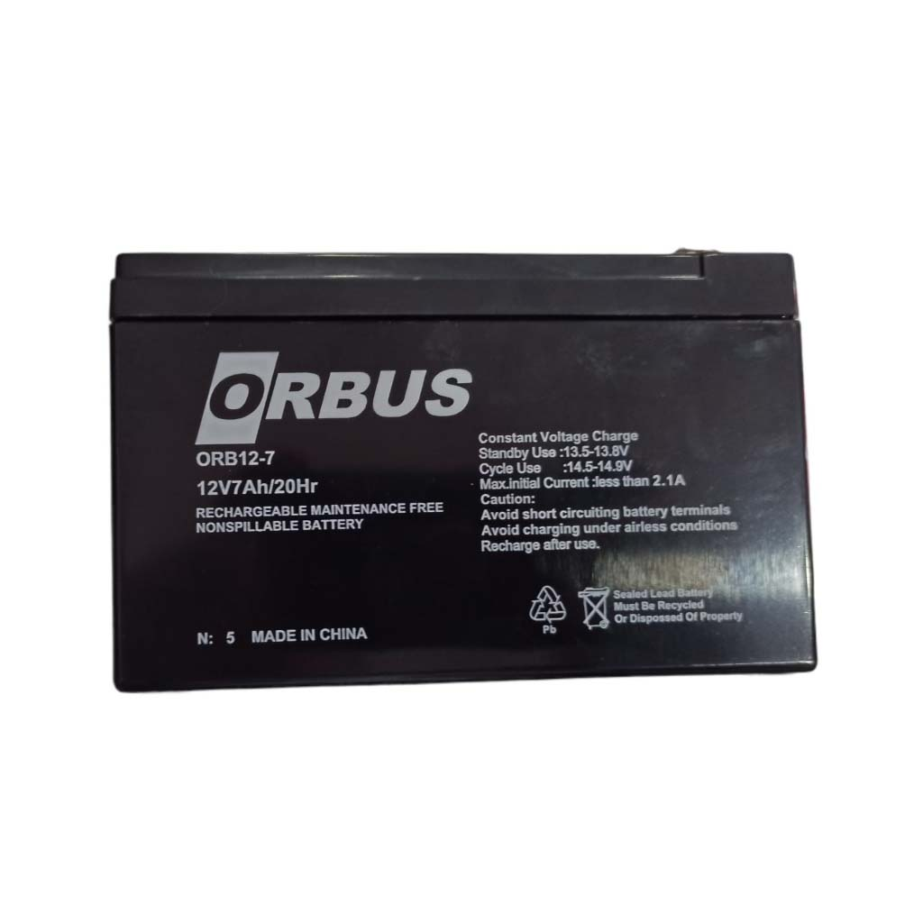 ORBUS 12 V 7,1 AH KURU TİP USB AKÜ #ORB 12-7