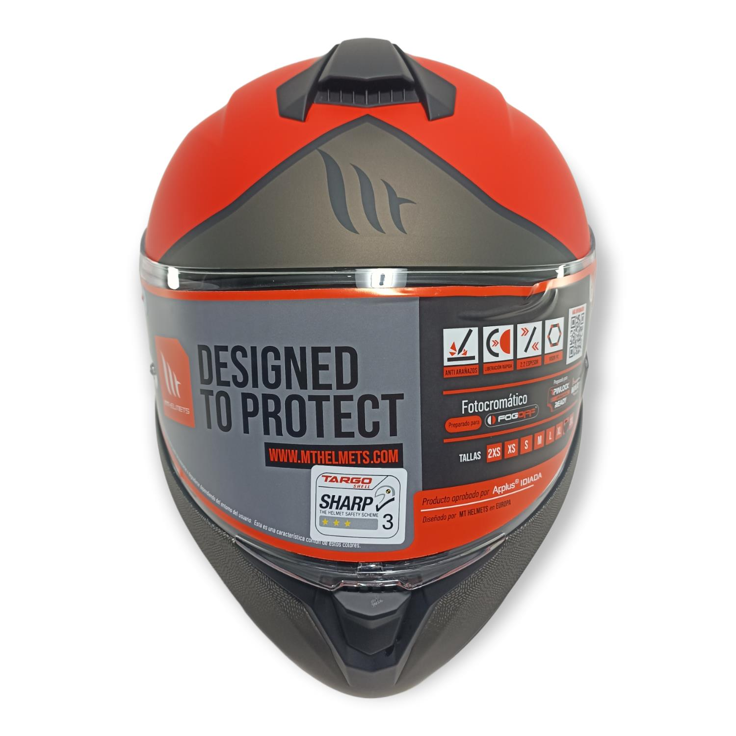 MT TARGO PRO RIGEL A5 MATT RED [L]