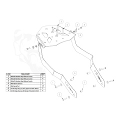 HERO XPULSE TOPCASE ÇANTA DEMİRİ #UCL-XP200-05