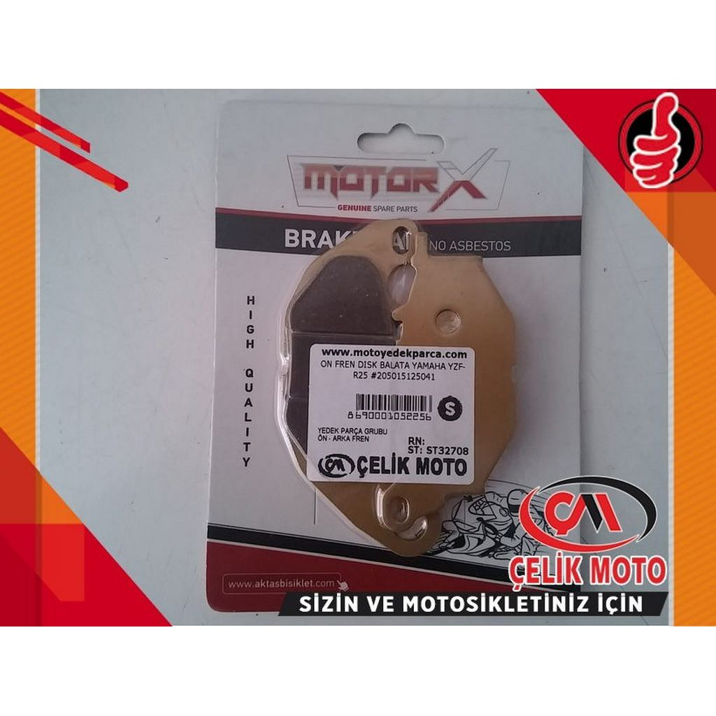 ON FREN DISK BALATASI YAMAHA YZF- R25 #205015125041