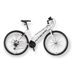 KRON ANTHEA 3.0 - 26'' MTB Lady - 15' - 21 Vites - V.B. - Beyaz-Mor/Siyah #KRN21-539