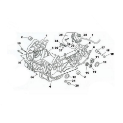 ASYA SCOOTER MOTOR GOVDESI SOL #ORSC150 E0604