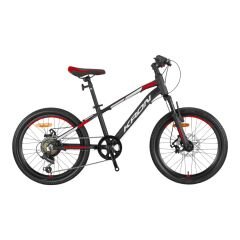 KRON XC 75 - 20'' MTB - 11' - 7 Vites - M.Disc - Mat Siyah-Gri\Kırmızı #KRN25-033