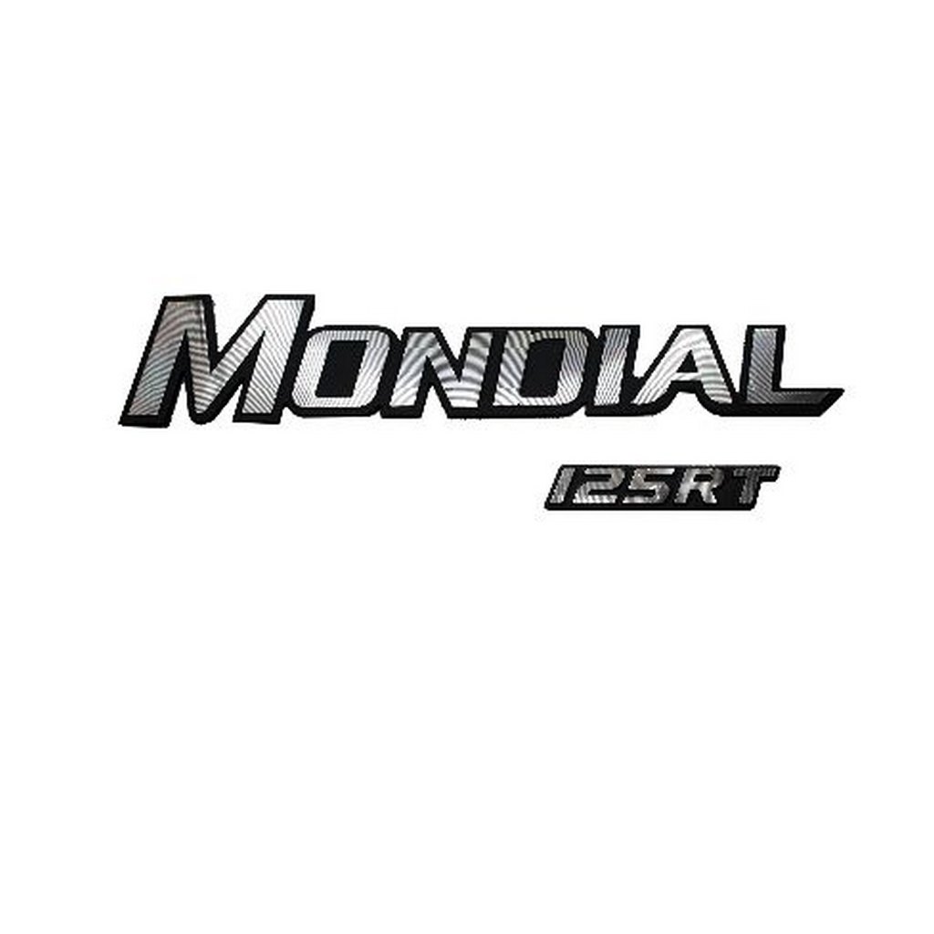 MONDIAL 125RT SELE ALTI YAN KAPAK AMBLEMI TAKIM #Y4MON0100A0154