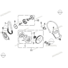 MONDIAL 200 AU MARS MOTORU KOMPLE #Y4MON1027A0017(6nolu parça)