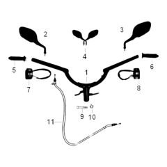 MONDIAL 150ZC SAG AYNA (TURUNCU) #Y4MON0240A0202