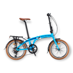 KRON FD 750 - 20'' MTB - 7 Vites -V.B. - Bebek Mavisi-Lacivert (Çelik Bagaj/PVC Çamurluk) #KRN22-305