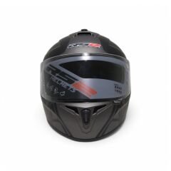 RS2 KAPALI KASK (MAT SİYAH/GRİ) [L] #RS320 32005/2
