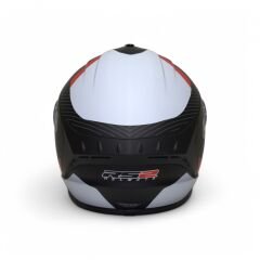 RS2 KAPALI KASK (SİYAH/BEYAZ/KIRMIZI) [XL] #RS320 32006/1