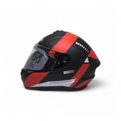 RS2 KAPALI KASK (SİYAH/GRİ/KIRMIZI) [L] #RS320 32009/1