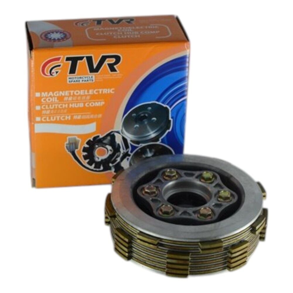 CG 200 DEBRİYAJ KOMPLE 6 YILDIZ + 6 BALATA CTVR #Ç14025