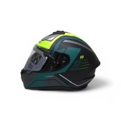 RS2 KAPALI KASK (SİYAH/YEŞİL/MAVİ) [XL] #RS320 32010/2