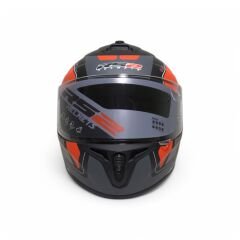 RS2 KAPALI KASK (SİYAH/TURUNCU/GRİ) [XL] #RS320 32011/7