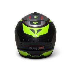 RS2 KAPALI KASK (SİYAH/LİMON YEŞİLİ/GRİ) [XXL] #RS320 32011/8