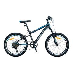 KRON VORTEX 4.0 - 20'' MTB - 11' - 7 Vites - V.B. - Mat Siyah-Gri/Mavi  #KRN25-002