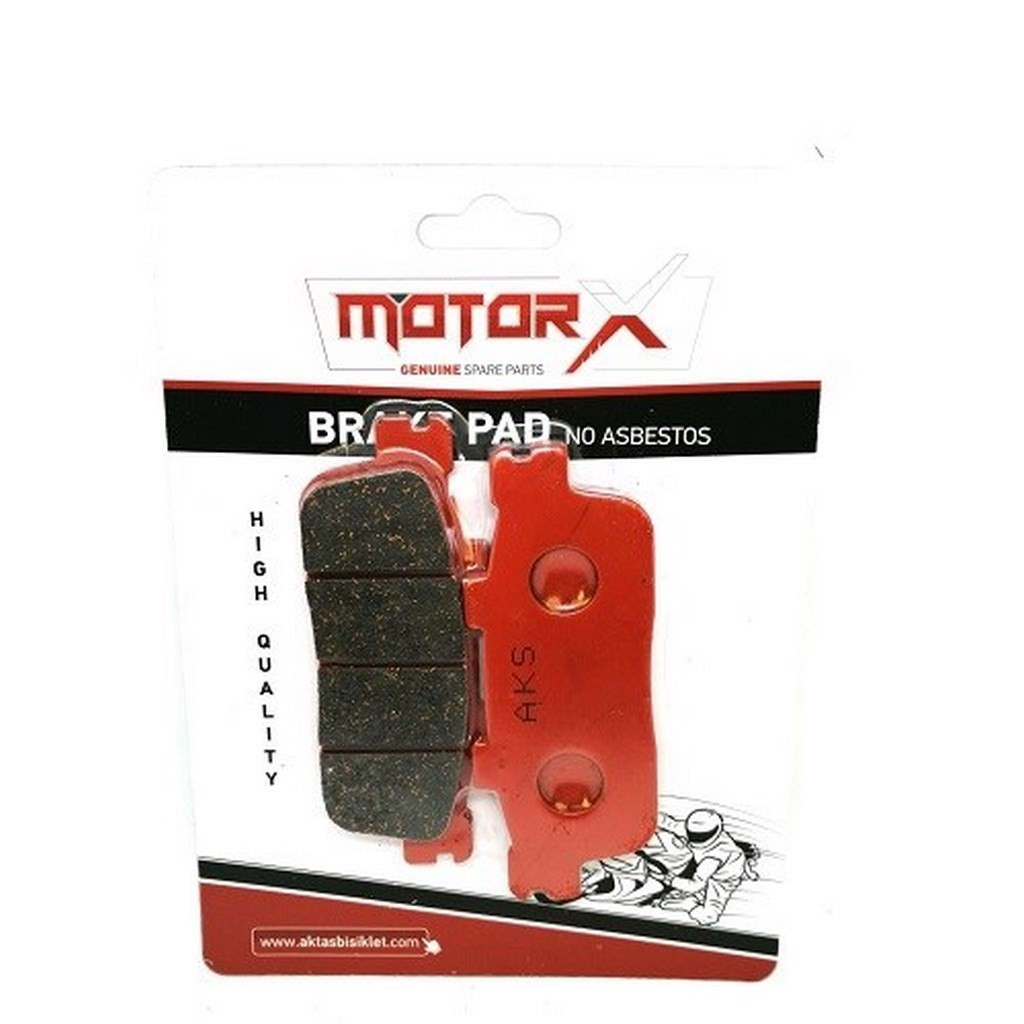 SYM JOYRİDE/GTS-250/HD EVO/JOYMAX/XCİTİNG-500 ARKA FREN DİSK BALATASI (KIRMIZI) #40501520000211