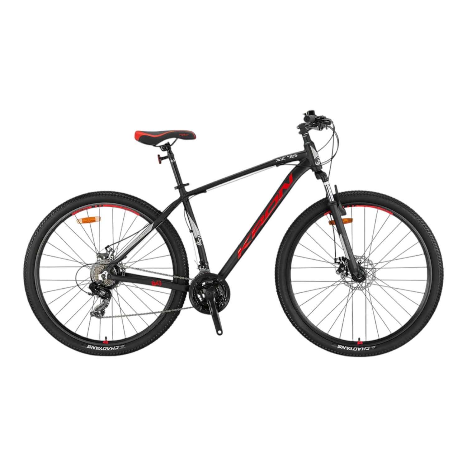 KRON XC 75 - 27,5'' MTB - 18' - 21 Vites - M.DISC. - Mat Siyah-Kırmızı\Bej #KRN25-071