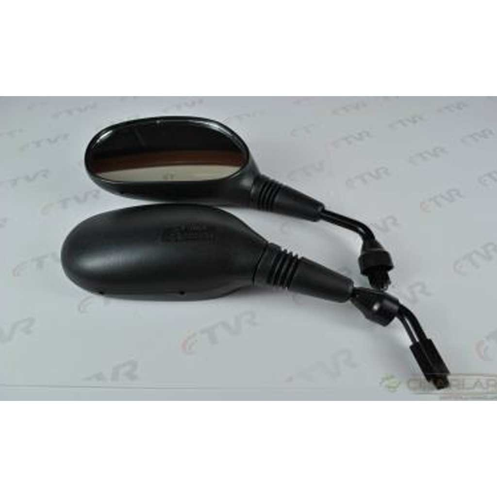 SCOOTER AYNA SİYAH 8 MM TAKIM #10002