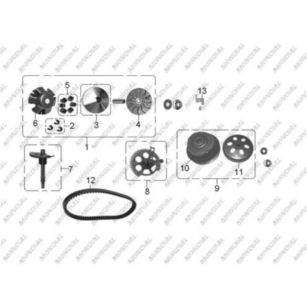 MONDIAL GOMAX TRIGER KAYISI 906X22.5 #Y4MON0940A0027