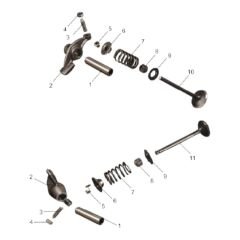 RKS ÜST KAPAK SİBOBU TAKIM (JAGUAR 100) #RK 1116