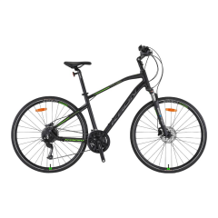 KRON TX 450 - 28'' CITY - 20‘ - 27 VİTES - H.DİSK - MAT SİYAH-FÜME/YEŞİL #KRN23-334