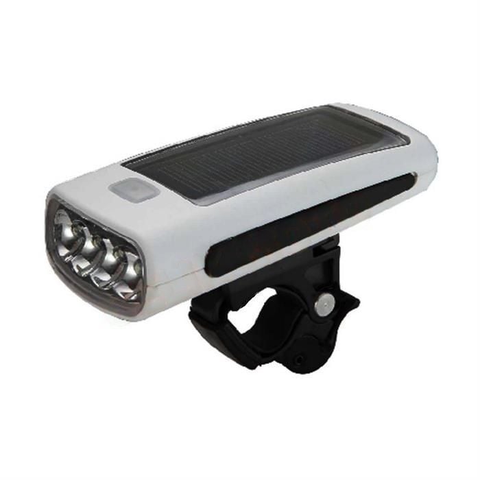 ÖN FAR 4 LED Lİ - USB GİRİŞLİ - GÜNEŞ ENERJİLİ JY-377 #24032