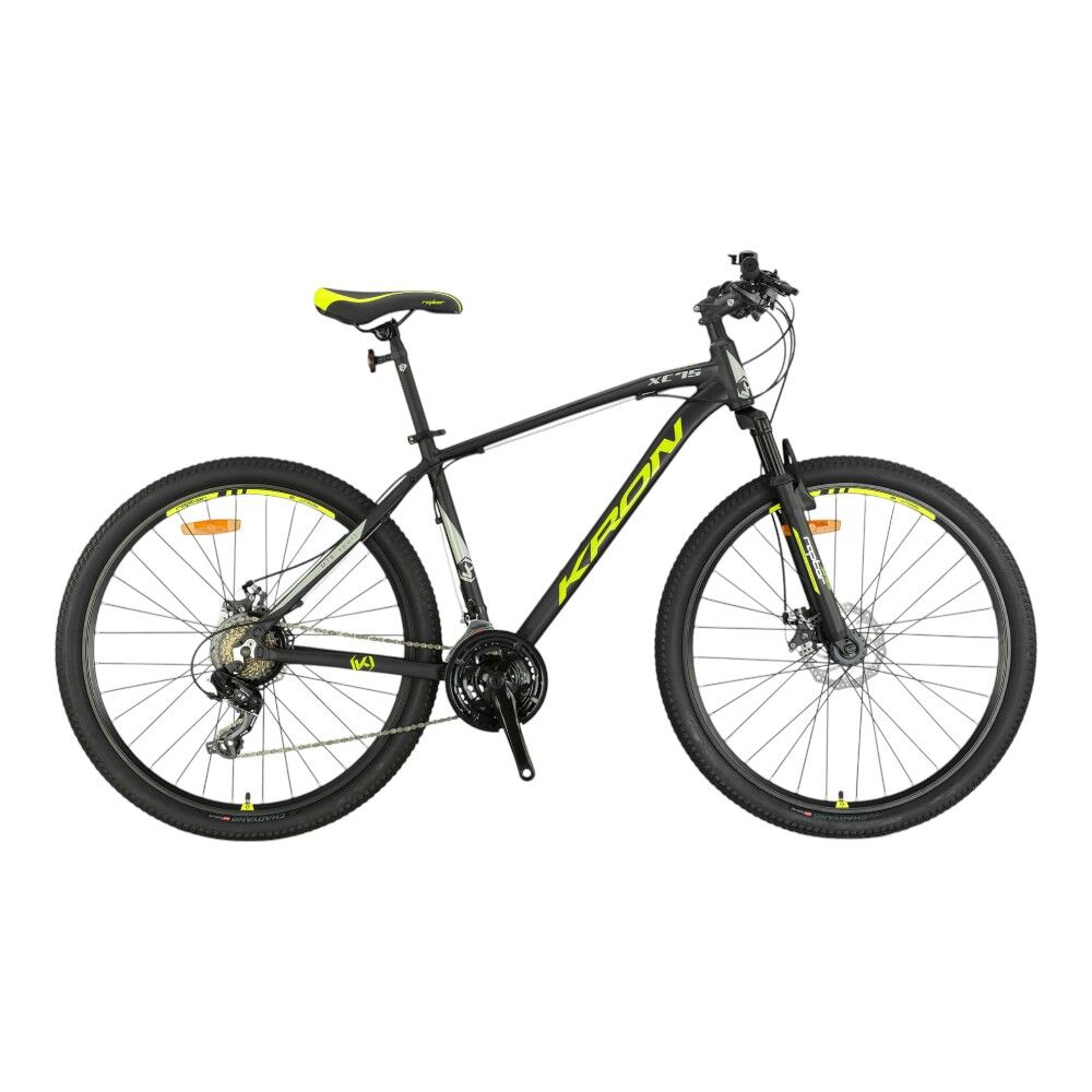 KRON XC 75 - 26'' MTB - 14' - 21 Vites - M.Disc - Mat Siyah-Neon Sarı\Bej #KRN25-054