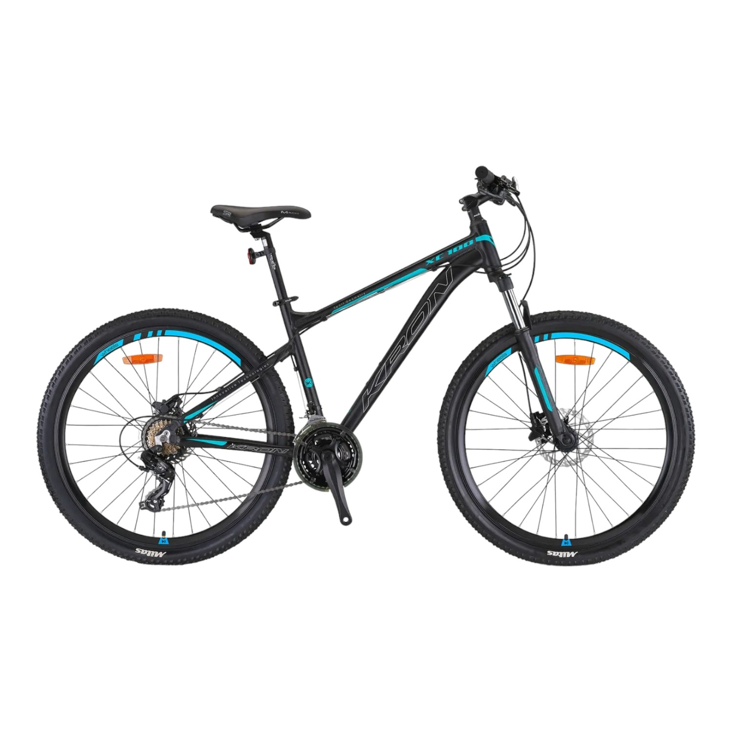 KRON XC 100 - 29'' MTB - 20' - 21 Vites - H.DISC - Mat Siyah-Gri/Turkuaz #KRN23-218