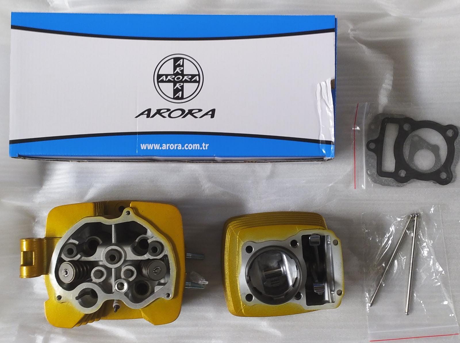 ARORA-CG.555-1 ARORA CG - SİLİNDİR SET+ SİLİNDİR ÜST KPĞ TK. (E3 GOLD) - Görsel 1