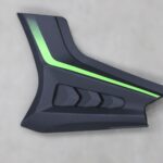 ARORA SHARK 125 - SOL KORUMA LEVHASI YEŞİL