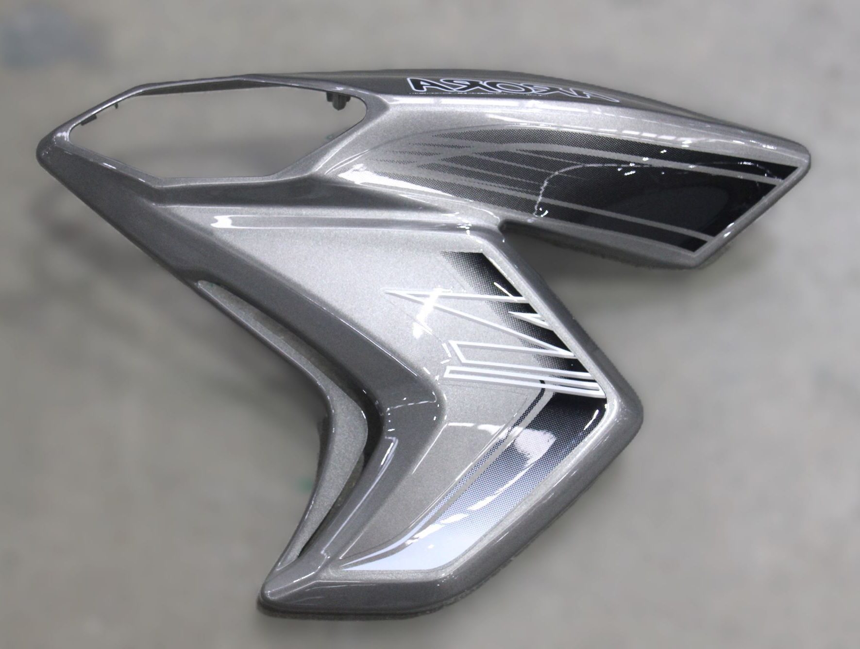 ARORA-SHARK 125-079-1 ARORA SHARK 125 - DEPO ÖN KORUMA GRİ SOL - Görsel 1