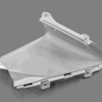 ARORA ZR7 - ARKA STOP ALTI KAPAK SOL SİYAH
