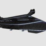 ARORA ZR7 - SAĞ KORUMA LEVHASI DEK.KAPAK SİYAH