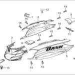 HERO DASH 110 (Euro 3) DIS GRNJ. ARKA TAMAMLAMA ALT MAVI
