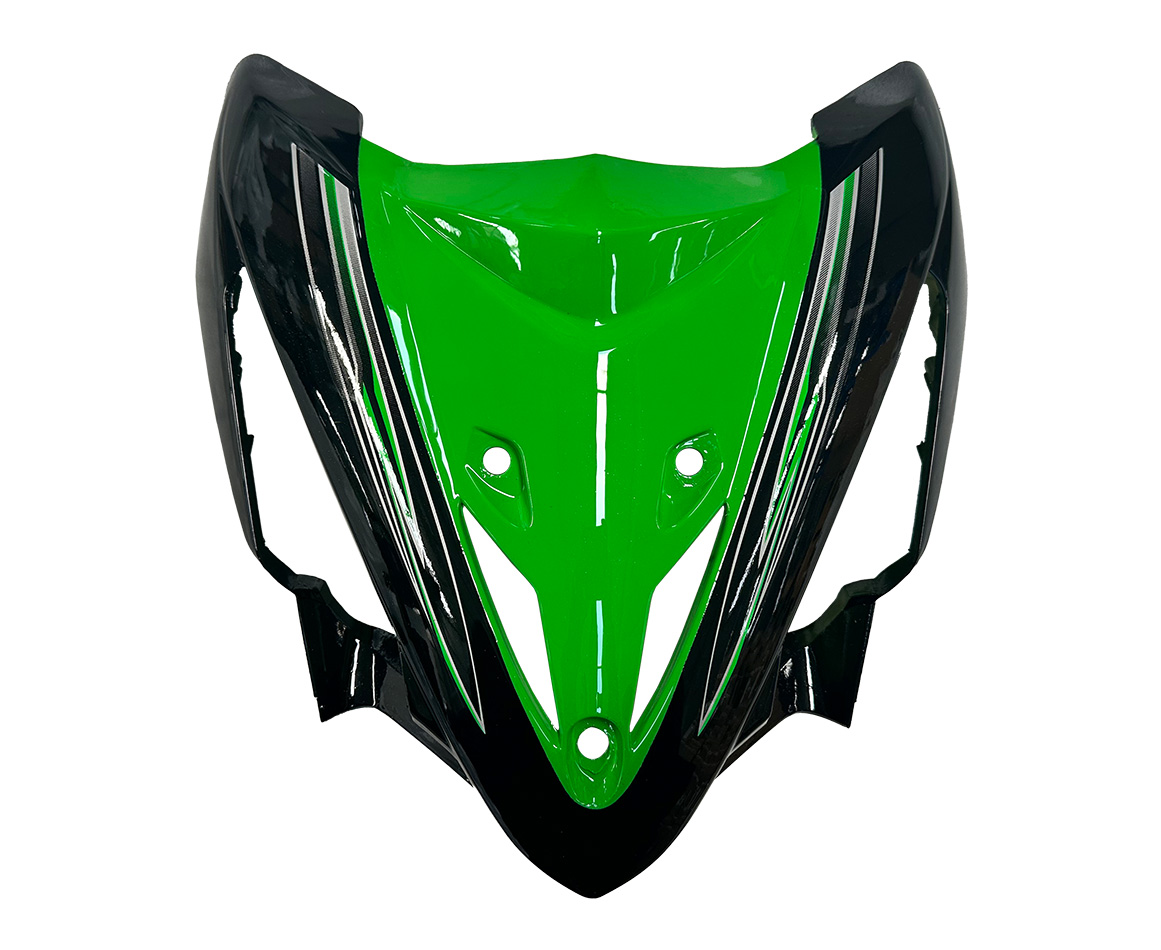 MOTOLUX-AFRİKA-W10006-1 MOTOLUX AFRİKA WOLF (49 CC) ÖN ÜÇGEN PANEL (SİNYAL PANELİ)-YEŞİL - Görsel 1