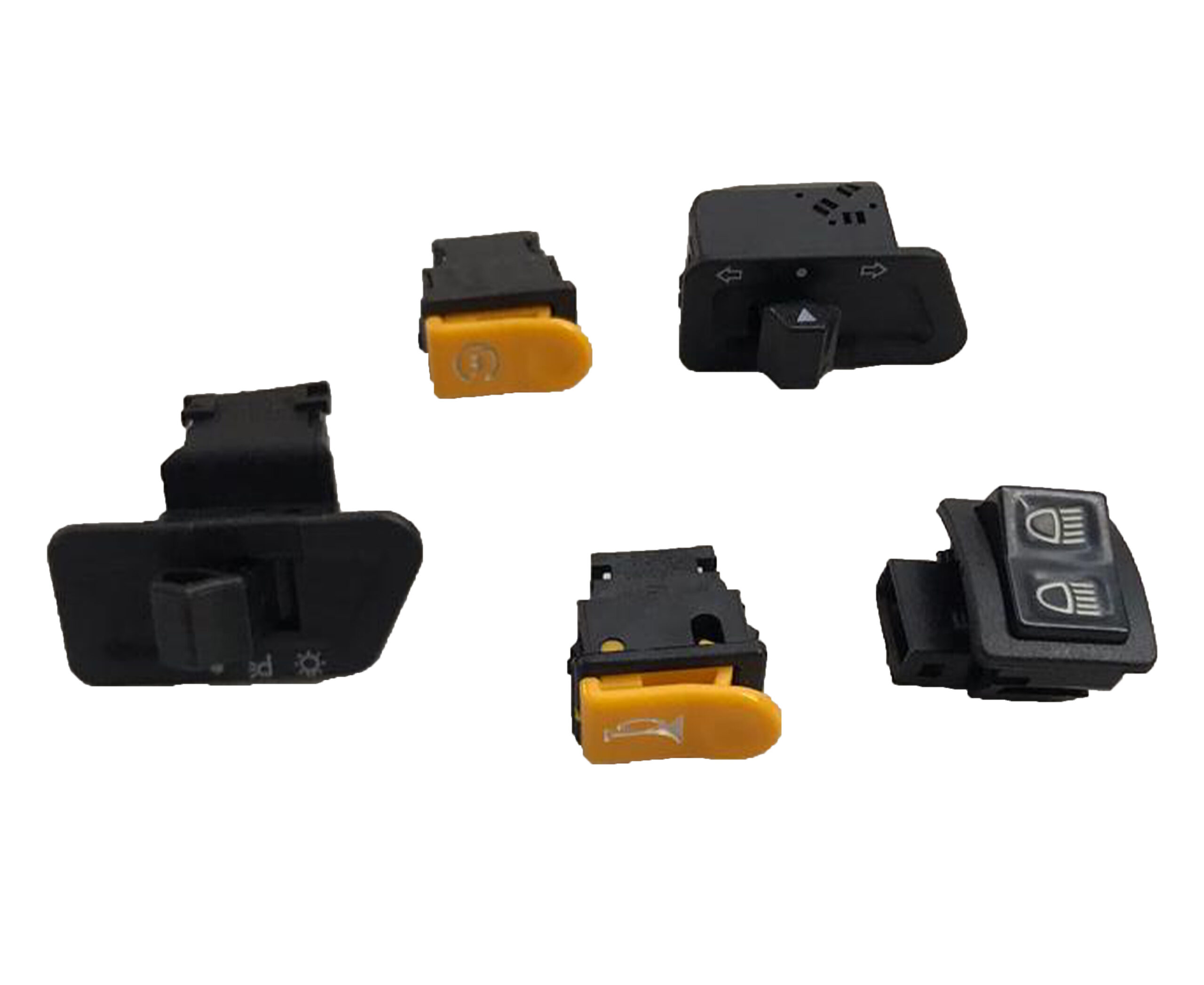 MOTOLUX-AFRİKA-W10044-1 MOTOLUX AFRİKA WOLF (49 CC) KUMANDA DÜĞME SETİ - Görsel 1
