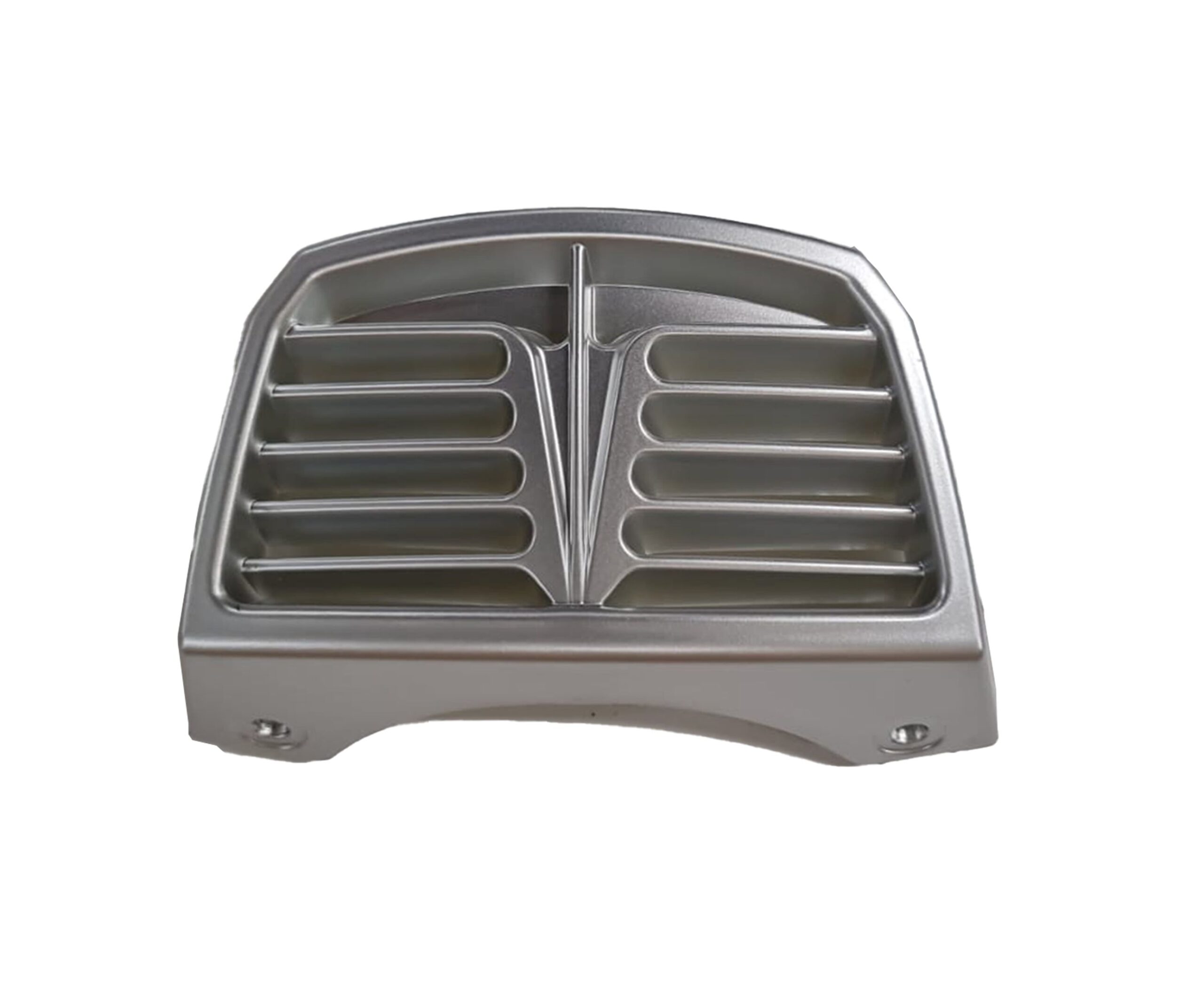 MOTOLUX-MAC-125048-1 MOTOLUX MACCIATO (125 CC) DİZ RÜZGARLIĞIK ALT DEK. IZGARA (GÜMÜŞ) - Görsel 1