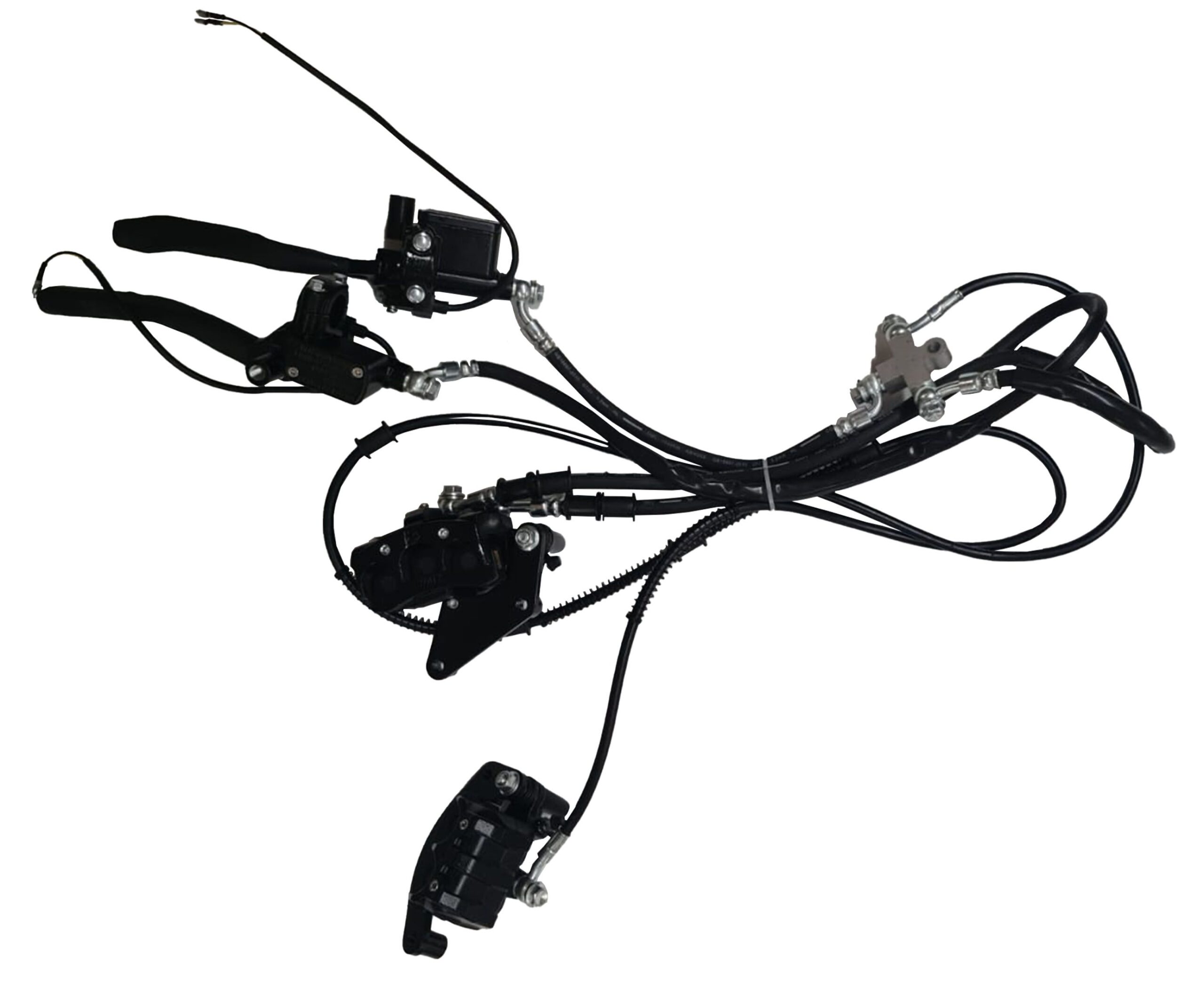 MOTOLUX-MAC-125109-1 MOTOLUX MACCIATO (125 CC) ÖN-ARKA FREN MERKEZİ KOMPLE - Görsel 1