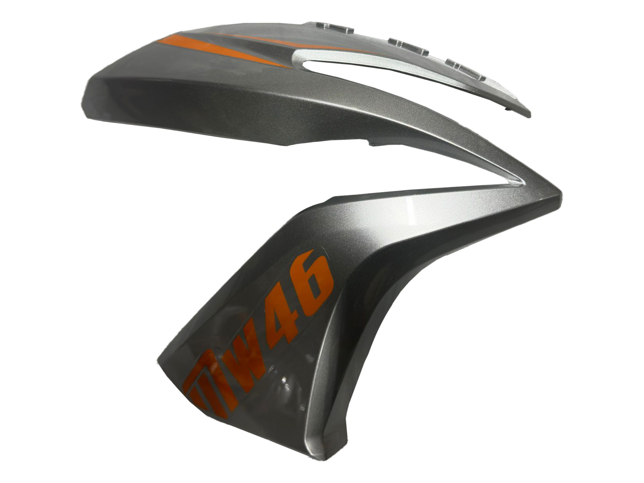 MOTOLUX-MW46-125003-1 MOTOLUX MW46 ( 125 CC ) ÖN PANEL TURUNCU / GRİ-SAĞ - Görsel 1