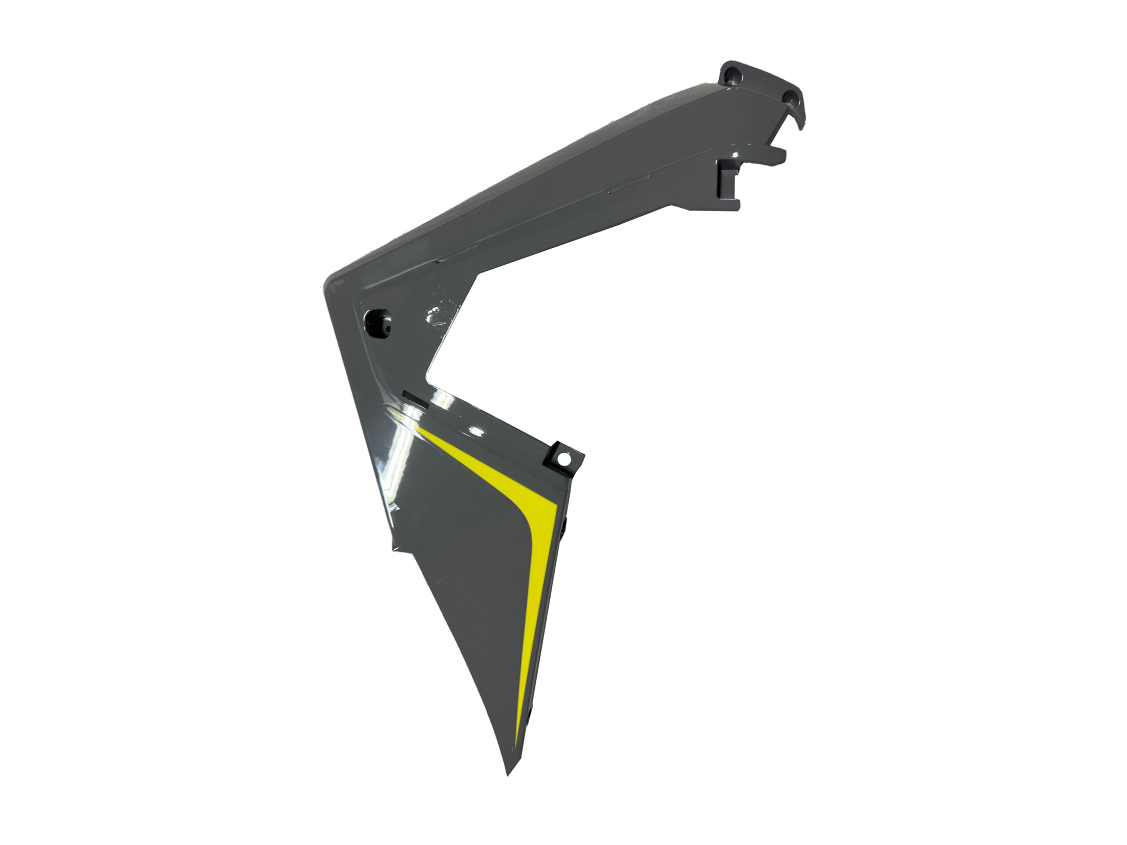 MOTOLUX-MW46-125011-1 MOTOLUX MW46 ( 125 CC ) DİZ RÜZGARLIĞI SARI / FÜME-SAĞ - Görsel 1