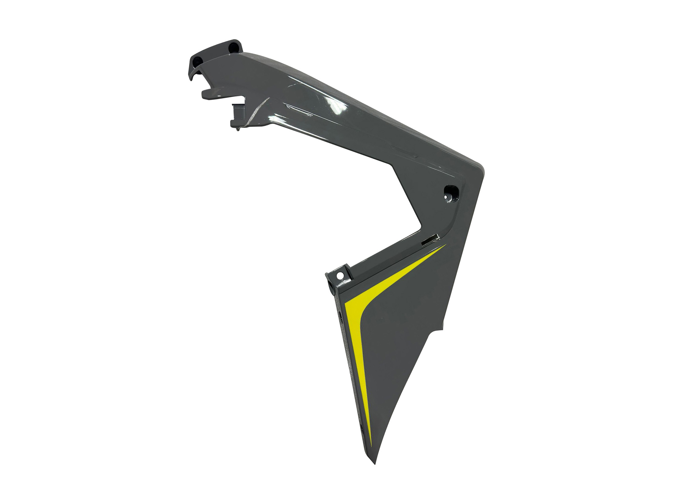 MOTOLUX-MW46-125014-1 MOTOLUX MW46 ( 125 CC ) DİZ RÜZGARLIĞI SARI / FÜME-SOL - Görsel 1