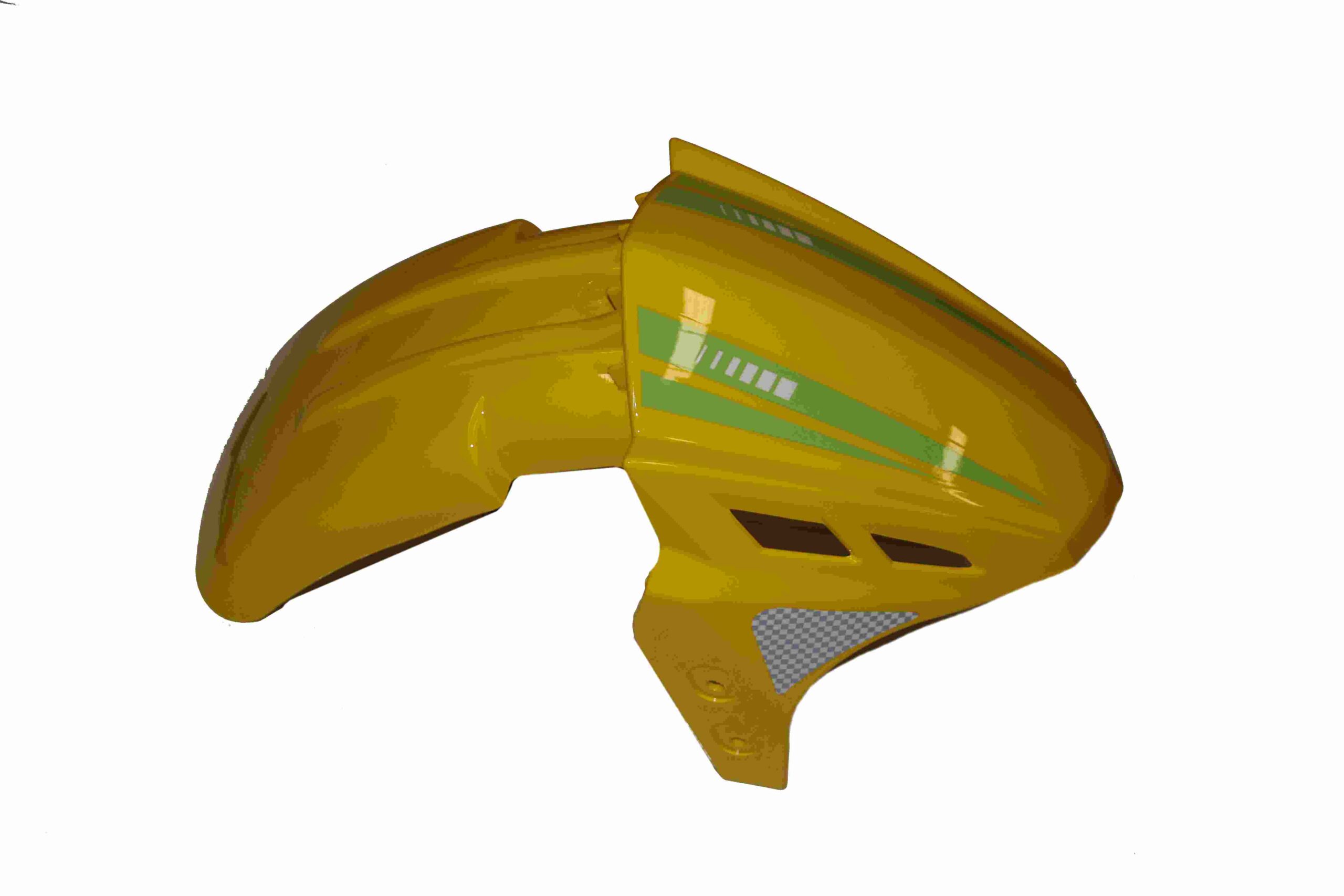 MOTOLUX-ROSSİ RS-10034-1 MOTOLUX ROSSİ RS (49 CC) ÖN ÇAMURLUK-(SARI ÜZERİ YEŞİL ÇİZGİ) - Görsel 1