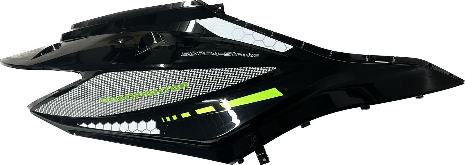 MOTOLUX-ROSSİ RS-10148-1 MOTOLUX ROSSİ RS (49 CC) SELE ALTI PANEL SAĞ-(SİYAH ÜZERİ YEŞİL) - Görsel 1