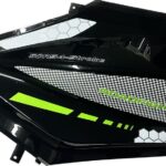 MOTOLUX ROSSİ RS (49 CC) SELE ALTI PANEL SOL-(SİYAH ÜZERİ YEŞİL)