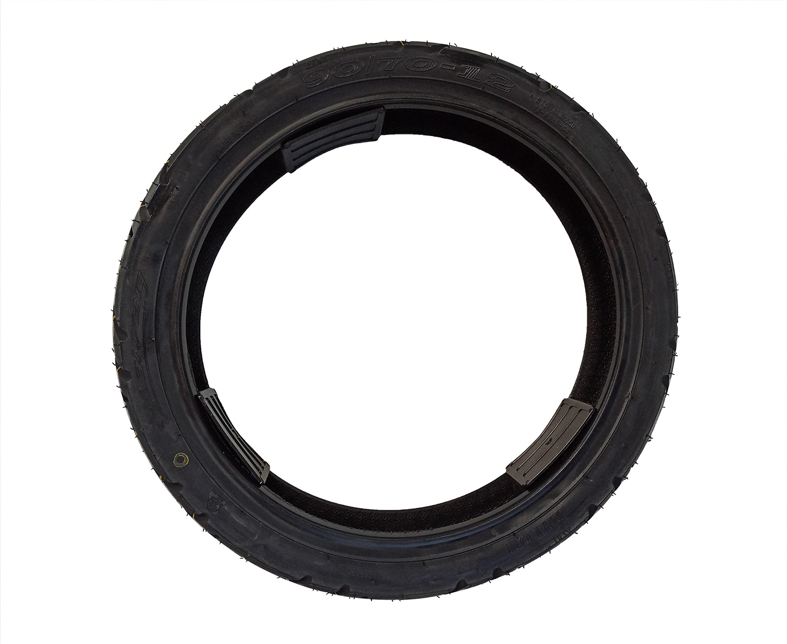 MOTOLUX-W46-50104-1 MOTOLUX W46 ( 49CC ) ÖN-ARKA DIŞ LASTİK (90-70-12) - Görsel 1