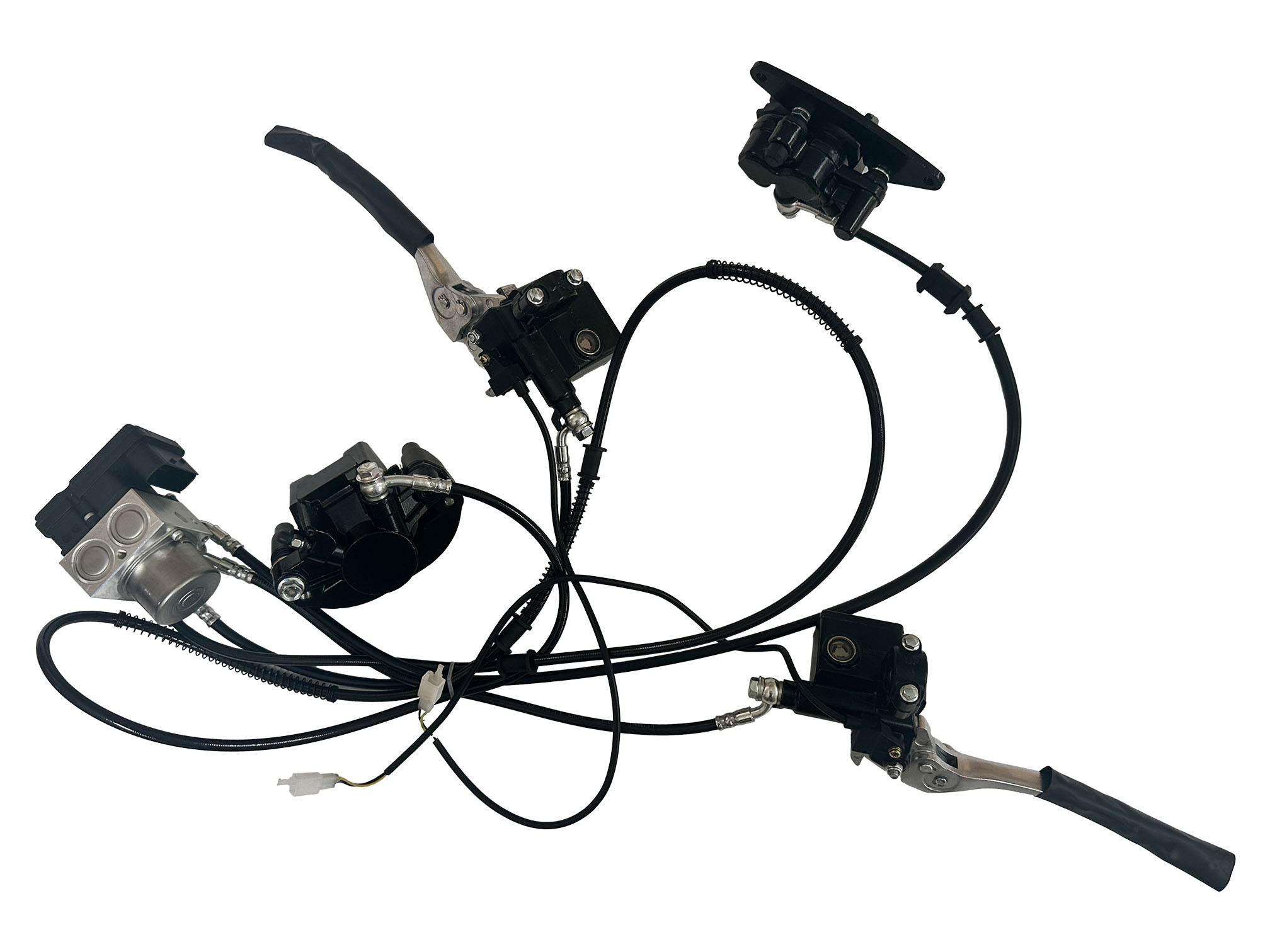 MOTOLUX-WOW-150164-1 MOTOLUX WOW 150 CC ÖN-ARKA FREN MERKEZİ KOMPLE - Görsel 1