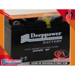 12N7L-BS 12V 7AH DEEPPOWER MOTOSIKLET AKUSU KT MODEL GENİŞ #102120071