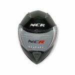 NCR SOLID SHINNING BLACK ÇENE AÇILIR KASK [M]
