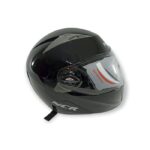 NCR SOLID SHINNING BLACK ÇENE AÇILIR KASK [XL]
