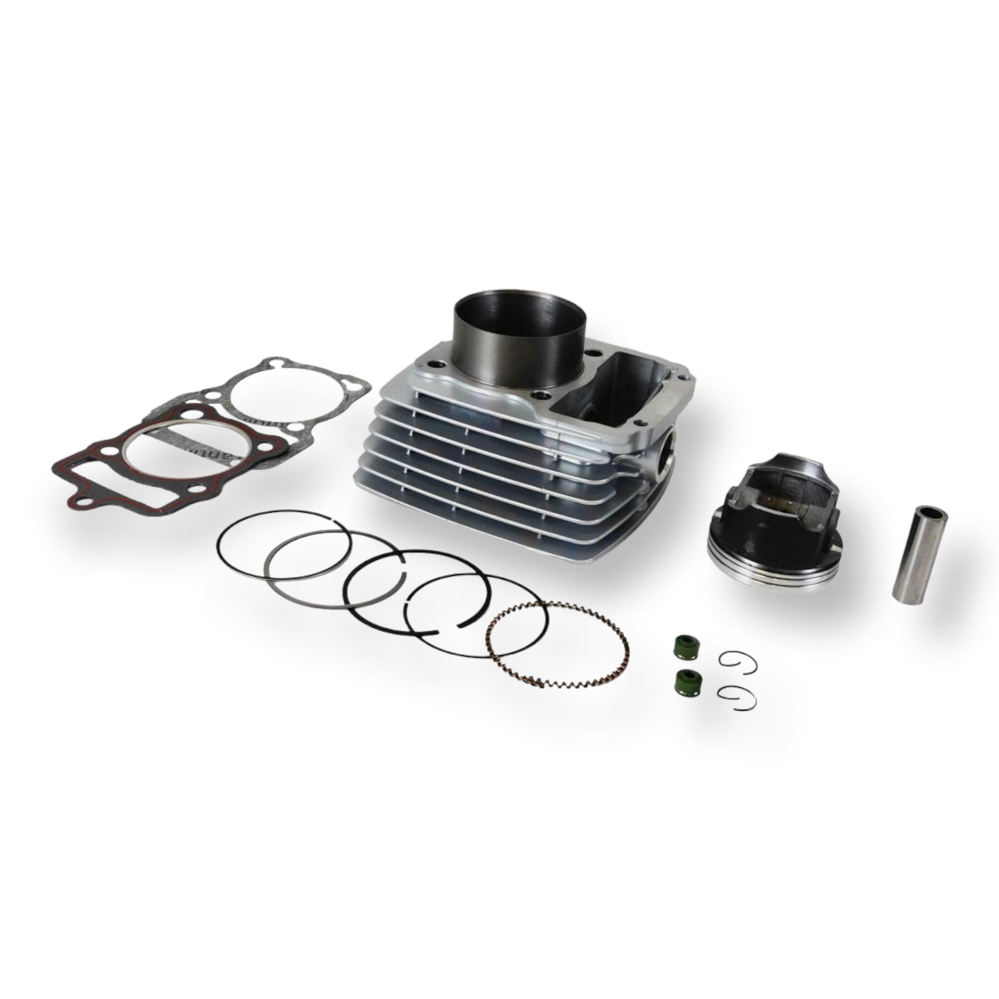 ST38263 SILINDIR KOMPLE 15 PERNO SIYAH ETEK PISTON 65,50 mm #52665 - Görsel 1